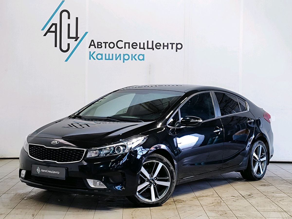 Автомобиль Kia Cerato III [рестайлинг] (Classic) 2.0 AT (150 л.с.) Premium Чёрный 2017 с пробегом 133 100 км