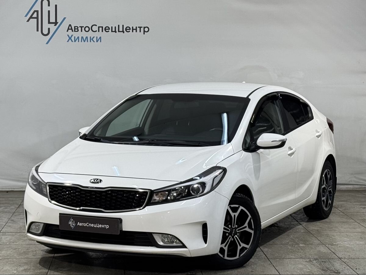 Автомобиль Kia Cerato III [рестайлинг] (Classic) 1.6 AT (130 л.с.) Luxe 2016 Белый 2019 с пробегом 102 000 км
