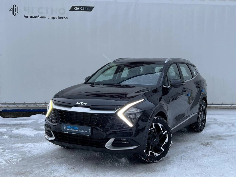Автомобиль Kia Sportage V поколение 2.0 AT 4WD (150 л.с.) Luxe Чёрный 2023 с пробегом 30 км