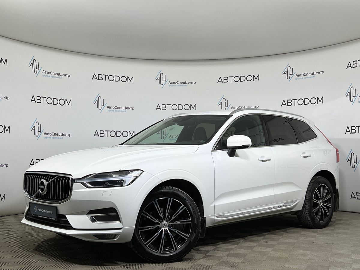 Автомобиль Volvo XC60 II поколение 2.0d AT 4WD (190 л.с.) Инскрипшн / inscription Белый 2020 с пробегом 129 550 км