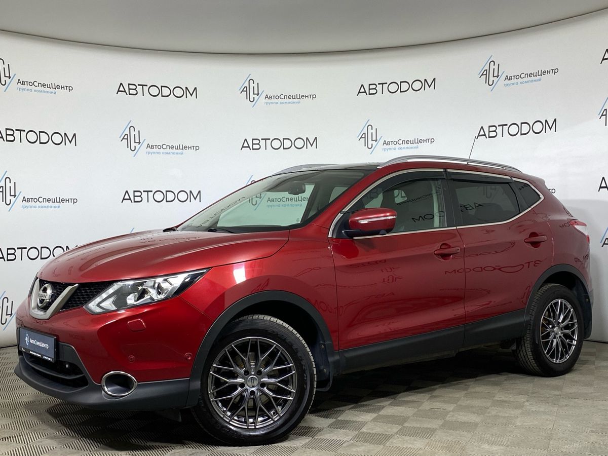 Nissan Qashqai II поколение 2.0 CVT 4WD (144 л.с.) LE Top Красный 2014 с пробегом 183 500 км