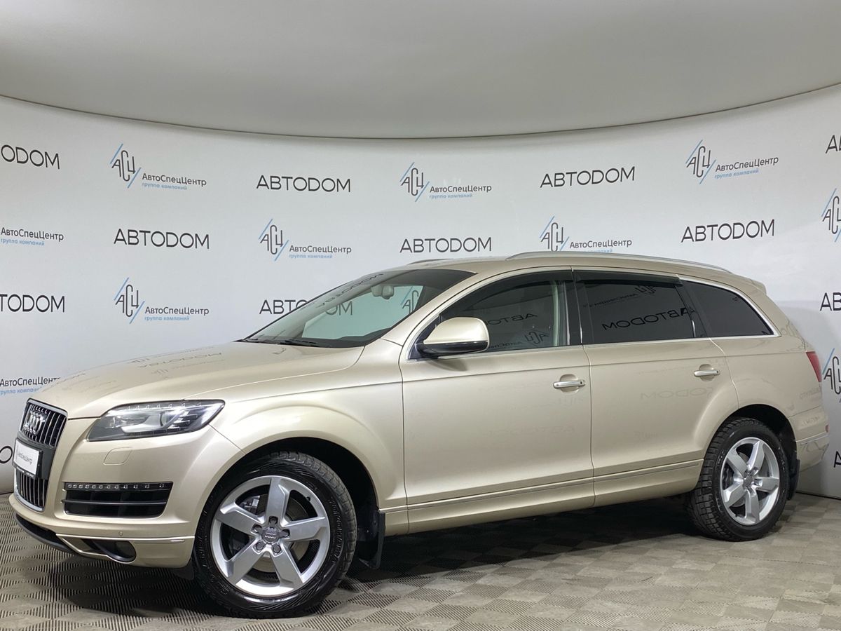 Audi Q7 I (4L) [рестайлинг] 3.0 AT 4WD (272 л.с.) Base Бежевый 2012 с пробегом 139 977 км