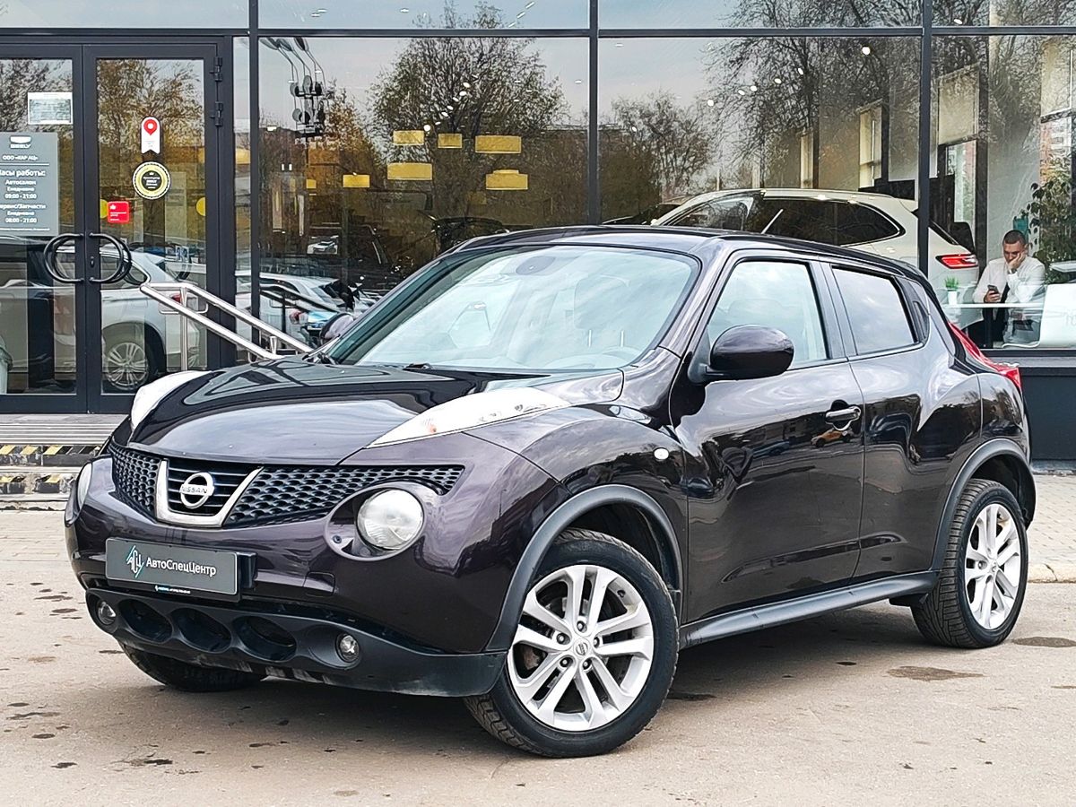 Nissan Juke I поколение (F15) 1.6 CVT (117 л.с.) LE Фиолетовый 2012 с пробегом 159 645 км