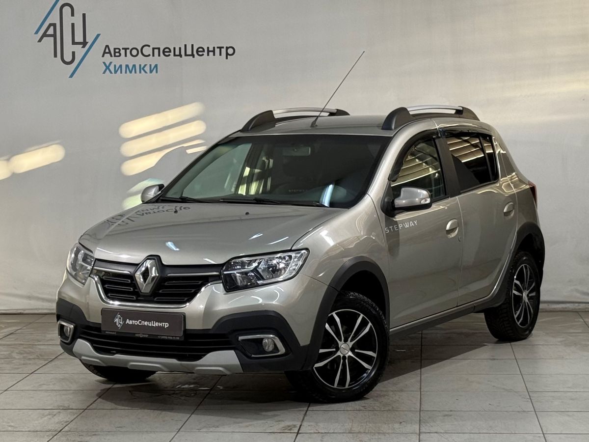 Renault Sandero II [рестайлинг] 1.6 MT (82 л.с.) Stepway Life Бежевый 2019 с пробегом 42 000 км