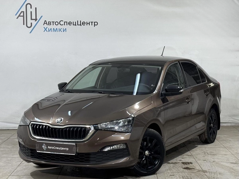 Автомобиль Skoda Rapid II поколение 1.4 AMT (125 л.с.) Sport Edition Коричневый 2020 с пробегом 29 000 км