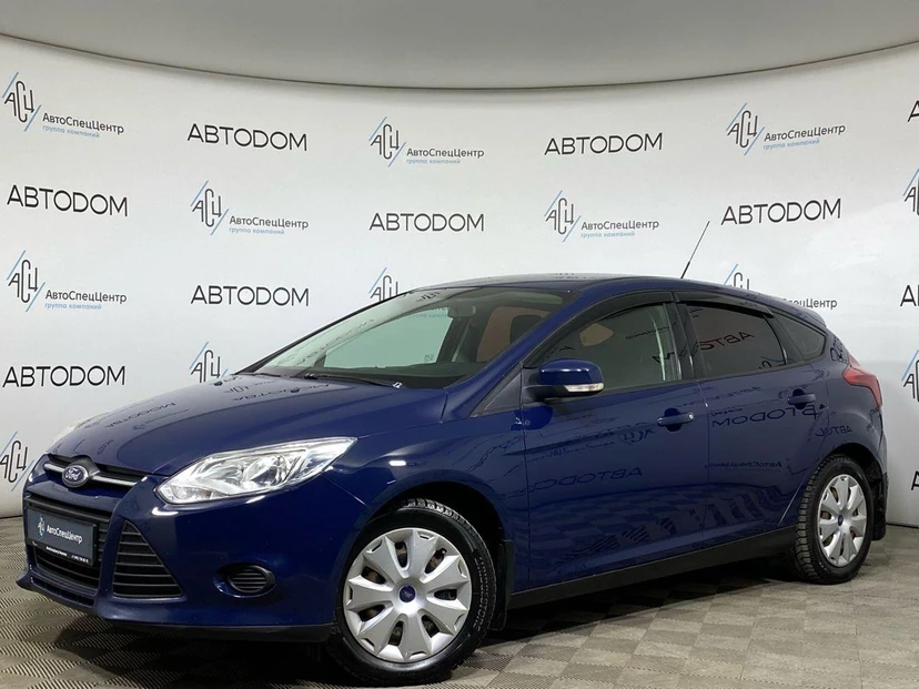 Автомобиль Ford Focus III поколение 1.6 MT (125 л.с.) Trend Синий 2013 с пробегом 165 500 км