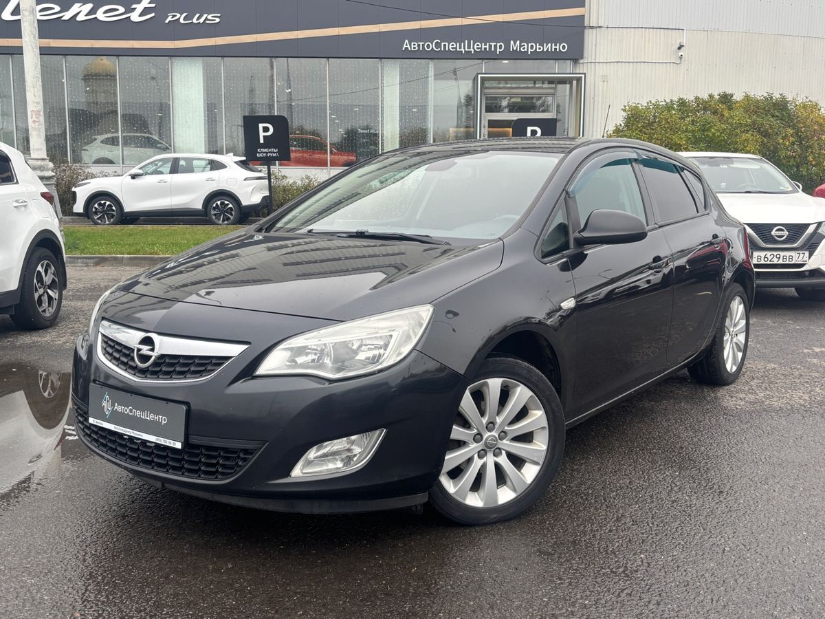 Opel Astra IV поколение (J) 1.4 AT (140 л.с.) Enjoy Чёрный 2011 с пробегом 233 554 км
