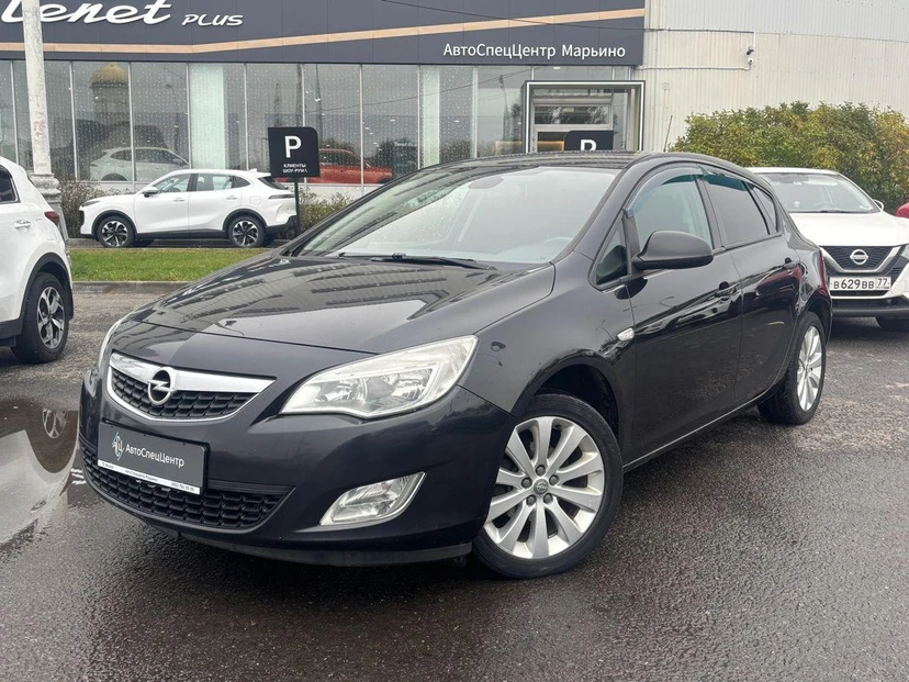 Opel Astra IV поколение (J) 1.4 AT (140 л.с.) Enjoy Чёрный 2011 с пробегом 233 554 км