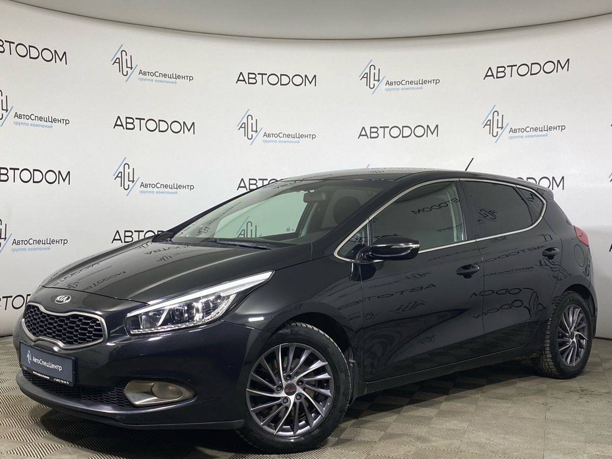 Автомобиль Kia Ceed II поколение 1.6 AT (129 л.с.) Luxe Чёрный 2014 с пробегом 192 940 км