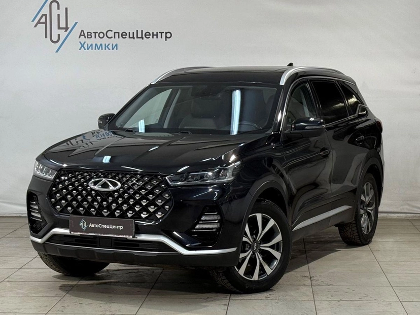 Автомобиль CHERY Tiggo 7 Pro I поколение 1.5 CVT (147 л.с.) Prestige (2020) Чёрный 2022 с пробегом 77 000 км