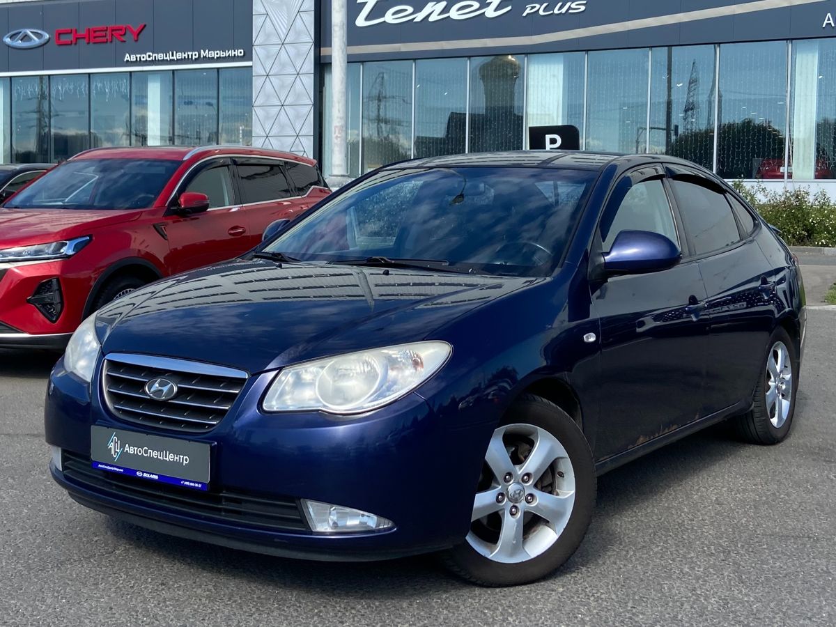 Hyundai Elantra IV поколение (HD) 1.6 MT (122 л.с.) Optima Синий 2008 с пробегом 162 000 км