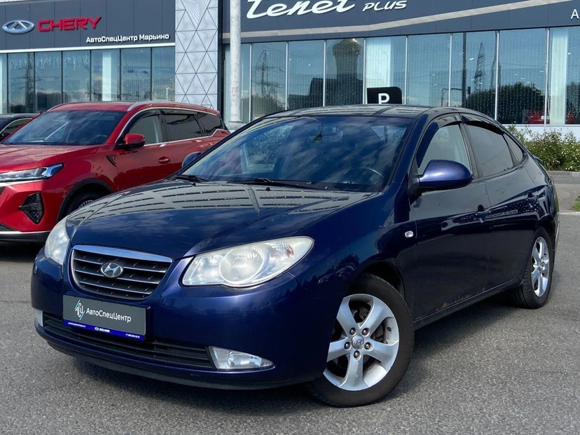 Hyundai Elantra IV поколение (HD) 1.6 MT (122 л.с.) Optima Синий 2008 с пробегом 162 000 км