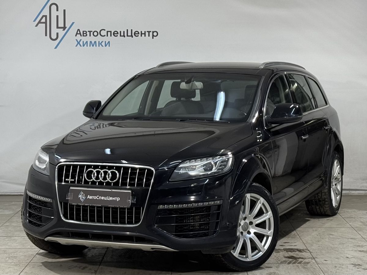 Автомобиль Audi Q7 I (4L) [рестайлинг] 3.0d AT 4WD (245 л.с.) Base Чёрный 2014 с пробегом 204 000 км