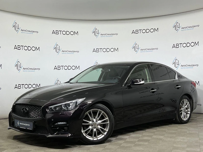 Infiniti Q50 I поколение 2.0 AT (211 л.с.) Elegance + NAVI Чёрный 2014 с пробегом 150 161 км