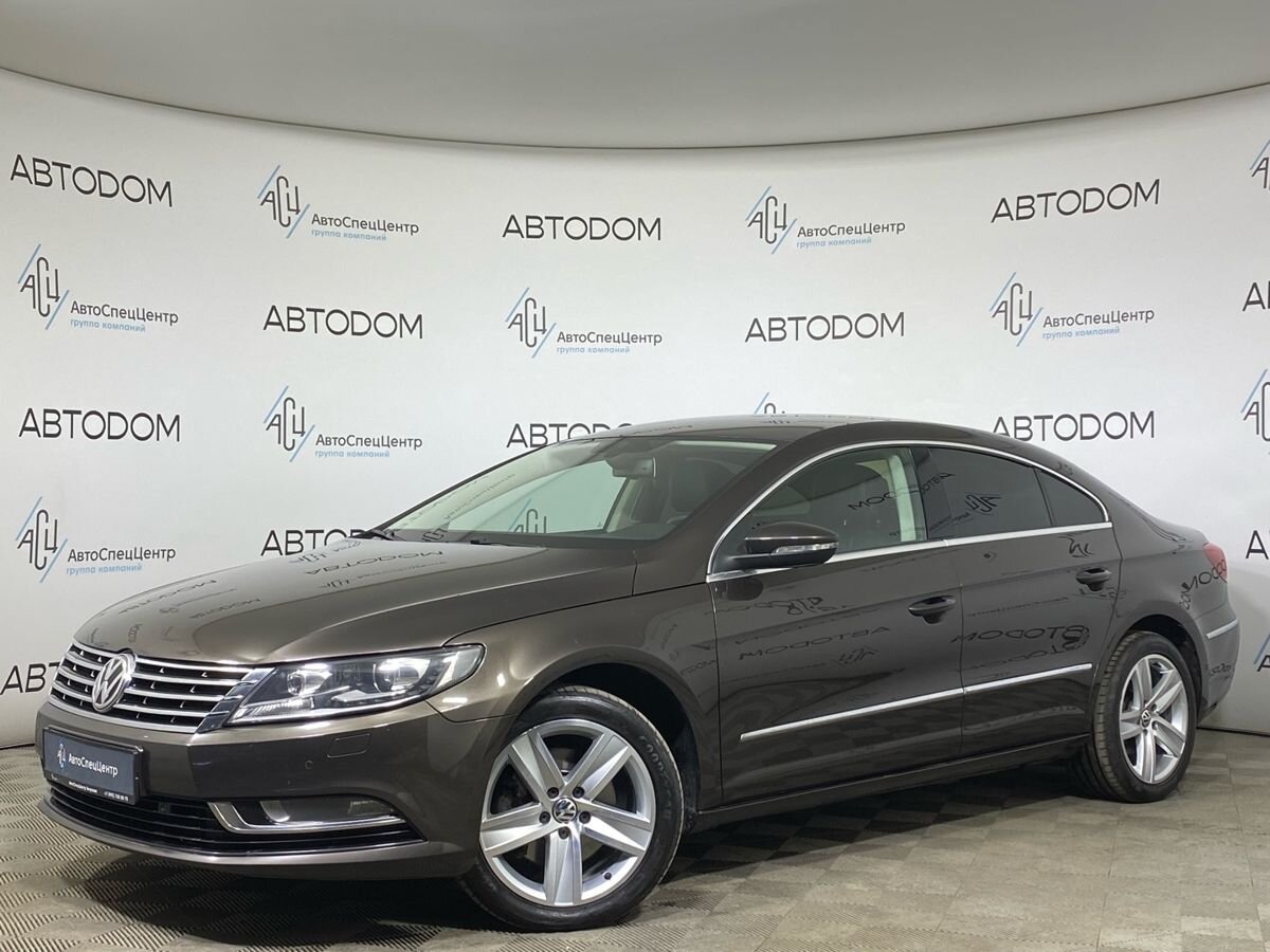Автомобиль Volkswagen Passat CC I [рестайлинг] 1.8 AMT (152 л.с.) Sport Коричневый 2013 с пробегом 158 019 км