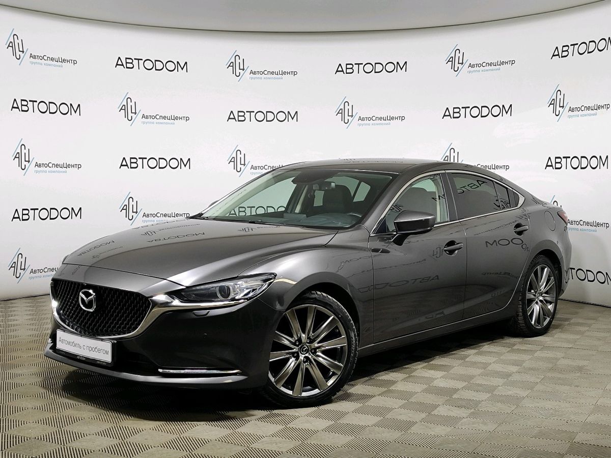 Автомобиль Mazda 6 III (GJ) [2-й рестайлинг] 2.0 AT (150 л.с.) Supreme Plus Серый 2020 с пробегом 67 073 км