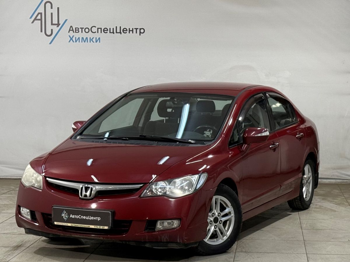 Автомобиль Honda Civic VIII поколение 1.8 AT (140 л.с.) Elegancе Красный 2008 с пробегом 207 000 км