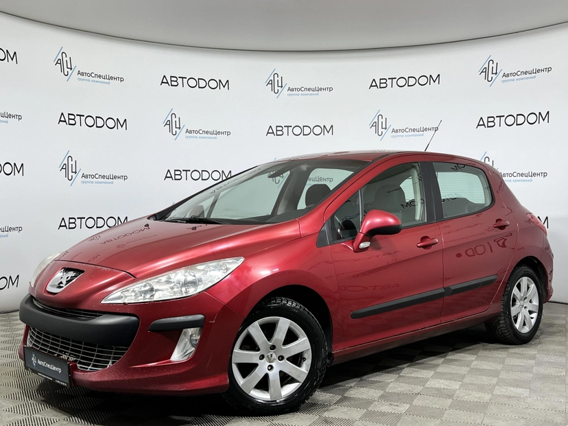 Автомобиль Peugeot 308 I поколение (T7) 1.6 AT (120 л.с.) Premium Красный 2008 с пробегом 182 120 км