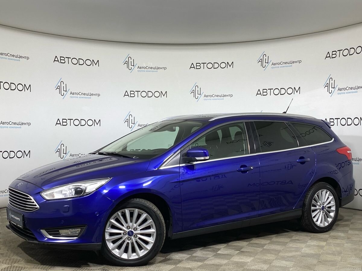 Ford Focus III [рестайлинг] 1.5 AT (150 л.с.) Titanium Синий 2018 с пробегом 211 499 км