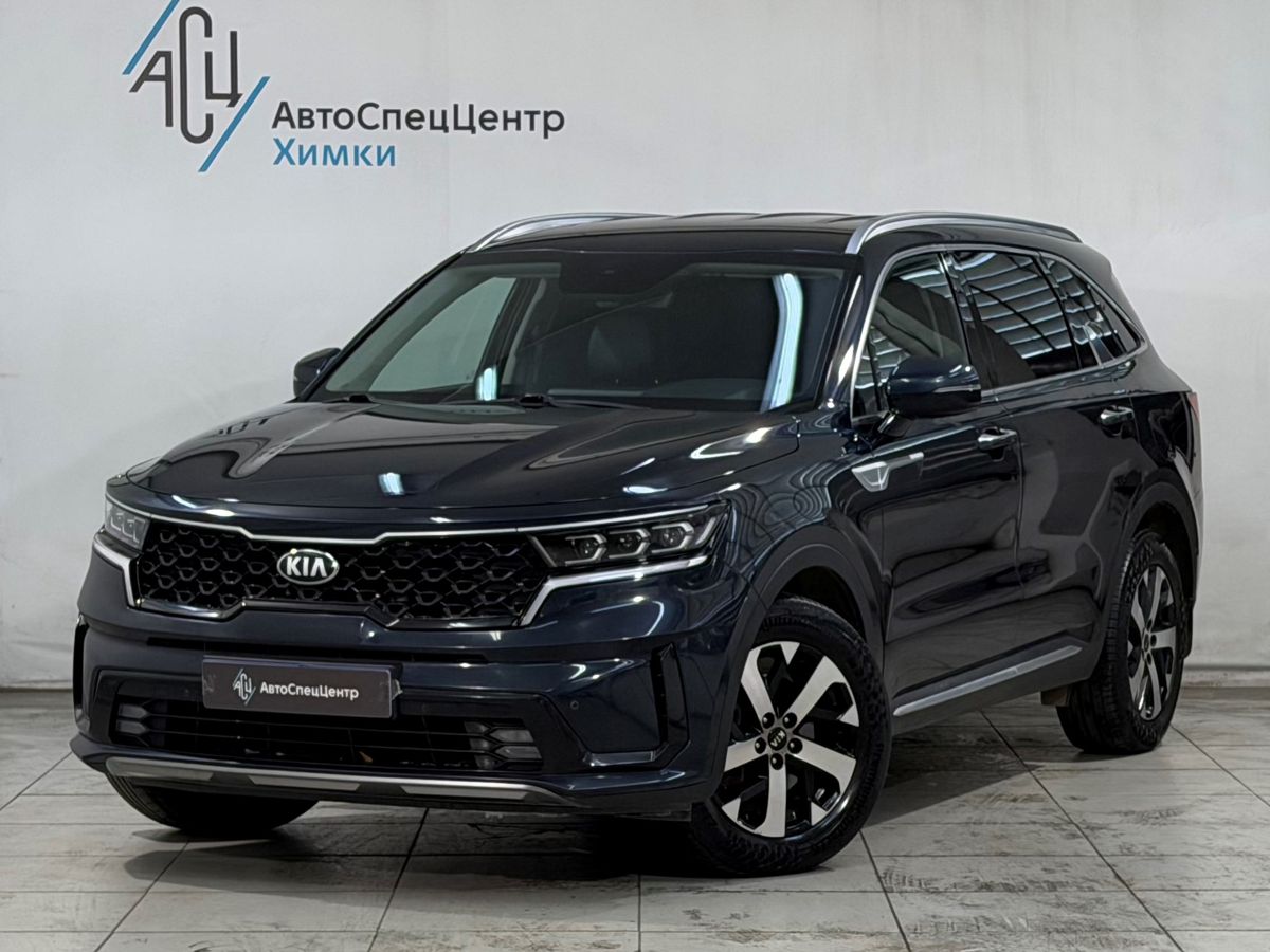 Kia Sorento IV поколение 2.2d AMT 4WD (199 л.с.) Prestige (2020) Синий 2020 с пробегом 140 000 км