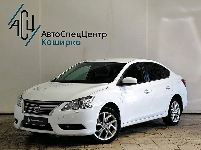 Nissan Sentra VII поколение (B17) 1.6 CVT (117 л.с.) Tekna Белый 2016 с пробегом 160 172 км