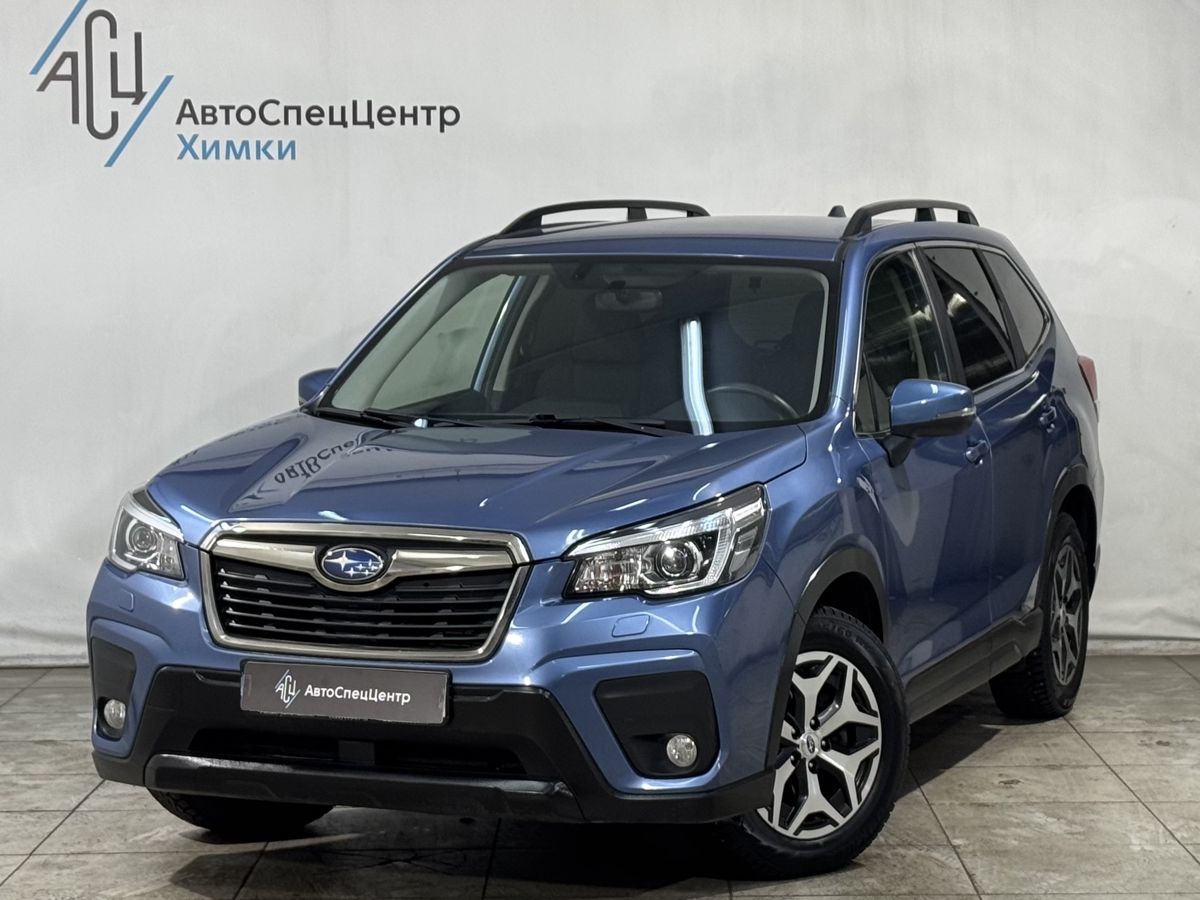 Автомобиль Subaru Forester V поколение 2.0 CVT 4WD (150 л.с.) Standard Синий 2019 с пробегом 91 000 км