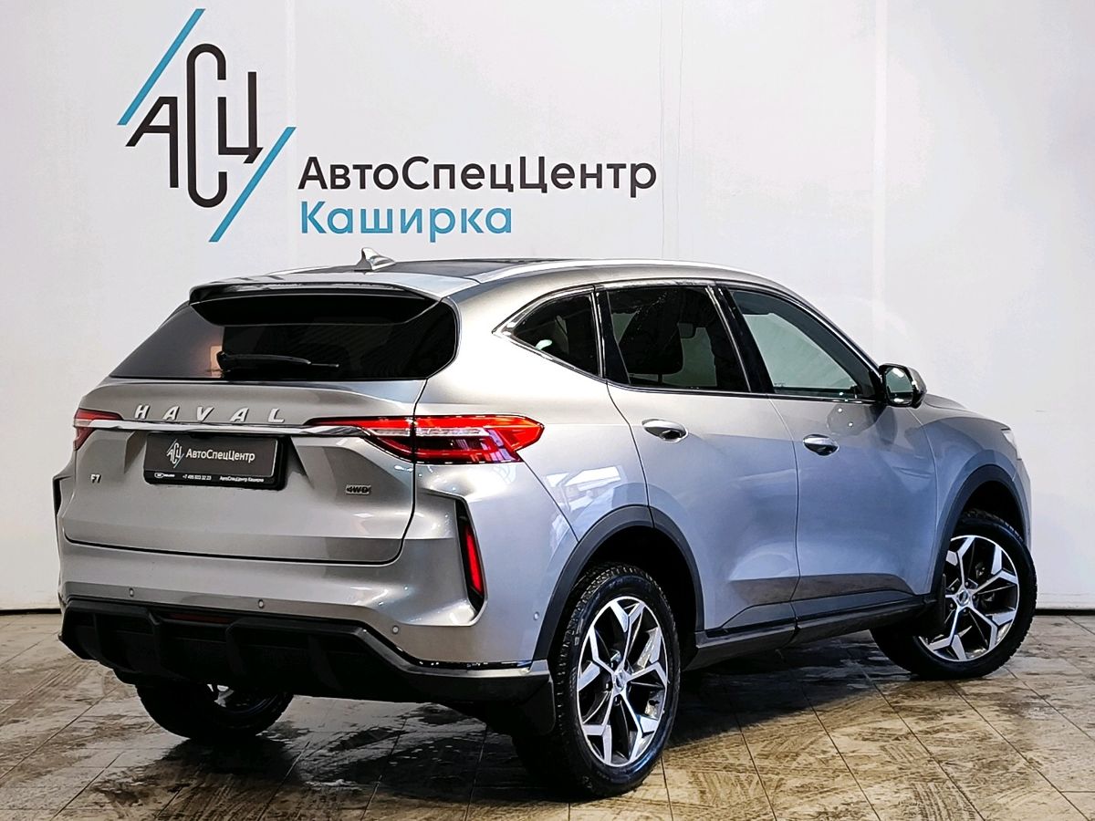 Автомобиль Haval F7 I [рестайлинг] 2.0 AMT 4WD (190 л.с.) Tech Plus Серый 2023 с пробегом 24 842 км