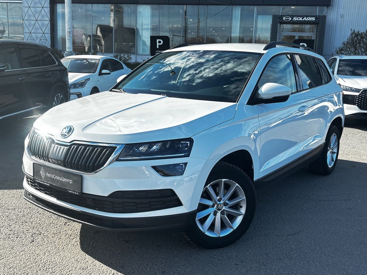 Skoda Karoq I поколение 1.4 AT (150 л.с.) Style Белый 2020 с пробегом 111 000 км