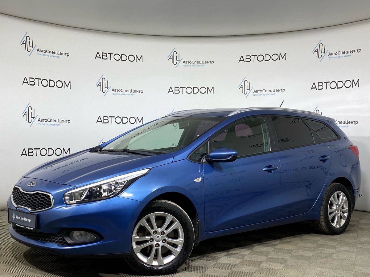 Автомобиль Kia Ceed II поколение 1.6 AT (129 л.с.) Premium Синий 2014 с пробегом 162 640 км