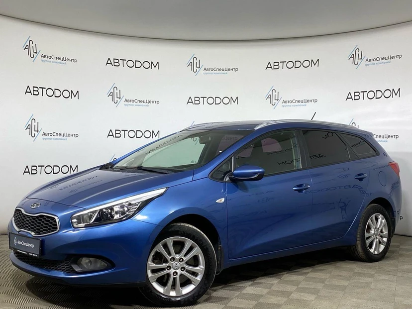 Автомобиль Kia Ceed II поколение 1.6 AT (129 л.с.) Premium Синий 2014 с пробегом 162 640 км
