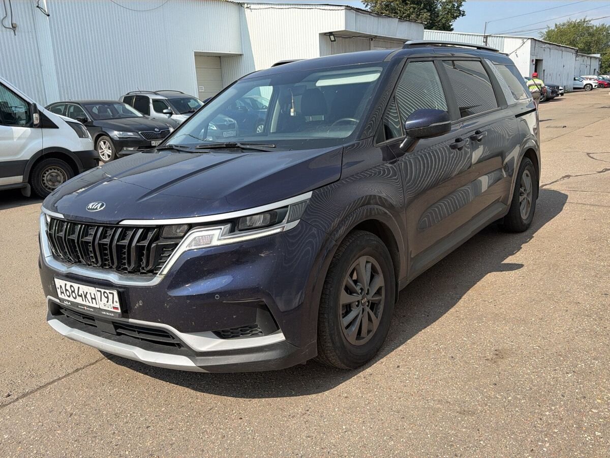 Kia Carnival IV поколение 2.2d AT (199 л.с.) Prestige (2021) Синий 2021 с пробегом 99 600 км