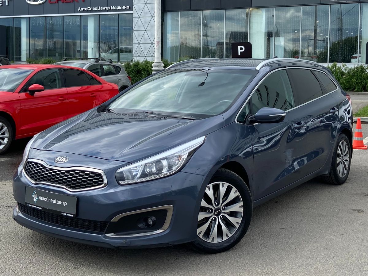 Kia Ceed II [рестайлинг] 1.6 AMT (135 л.с.) Prestige Серый 2017 с пробегом 124 000 км