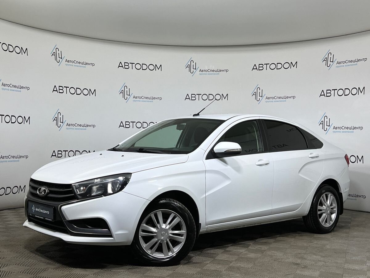 Lada (ВАЗ) Vesta I поколение 1.6 MT (106 л.с.) Comfort Image Белый 2019 с пробегом 161 000 км