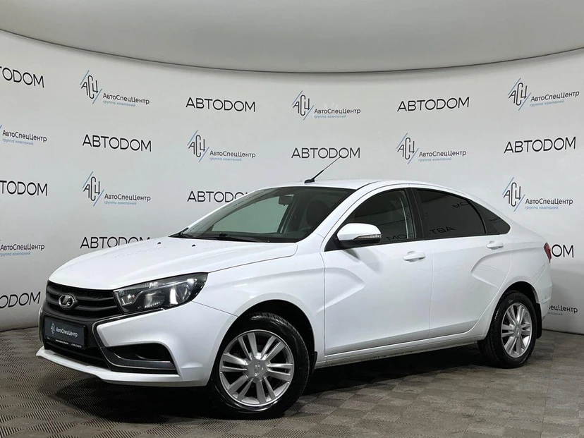 Lada (ВАЗ) Vesta I поколение 1.6 MT (106 л.с.) Comfort Image Белый 2019 с пробегом 161 000 км