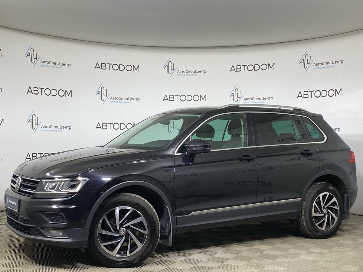 Volkswagen Tiguan II поколение 2.0d AMT 4WD (150 л.с.) Comfortline Чёрный 2018 с пробегом 127 193 км
