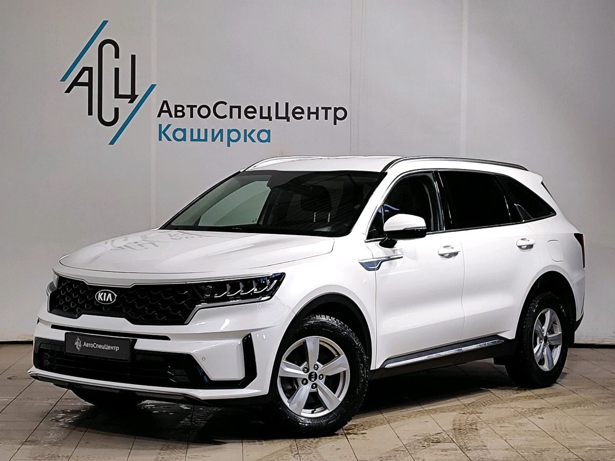 Автомобиль Kia Sorento IV поколение 2.5 AT 4WD (180 л.с.) Comfort Белый 2021 с пробегом 56 712 км