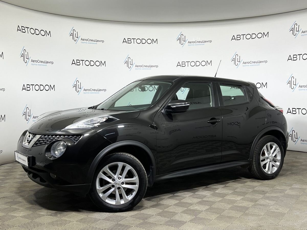 Nissan Juke I (F15) [рестайлинг] 1.6 CVT (117 л.с.) LE Чёрный 2015 с пробегом 41 752 км