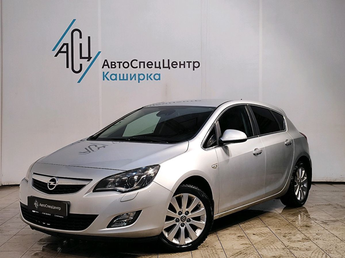 Автомобиль Opel Astra IV поколение (J) 1.6 AT (180 л.с.) Cosmo Серый 2010 с пробегом 135 423 км
