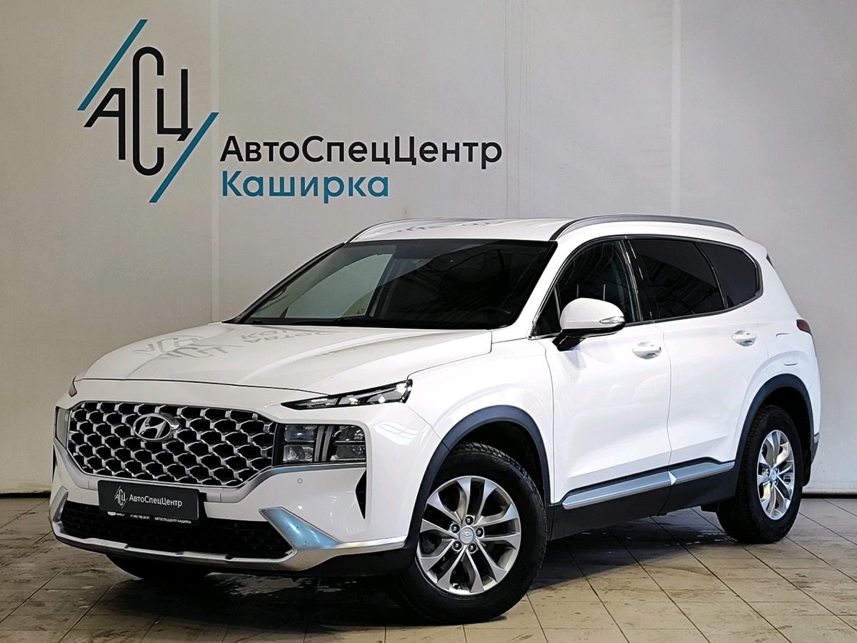 Hyundai Santa Fe IV (TM) [рестайлинг] 2.2d AMT 4WD (199 л.с.) Lifestyle Белый 2021 с пробегом 135 195 км