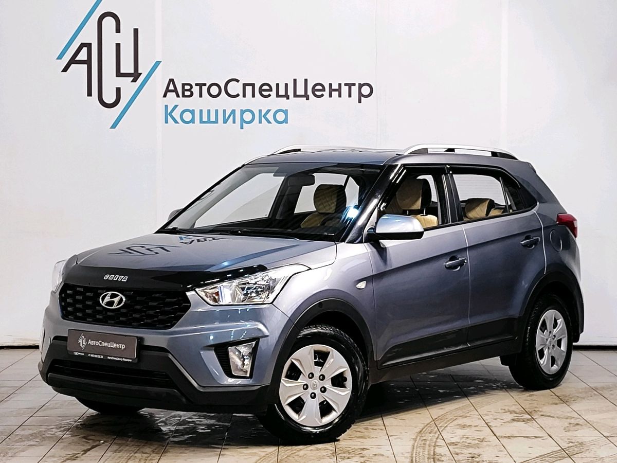 Автомобиль Hyundai Creta I [рестайлинг] 1.6 AT (123 л.с.) Active Серый 2021 с пробегом 26 970 км