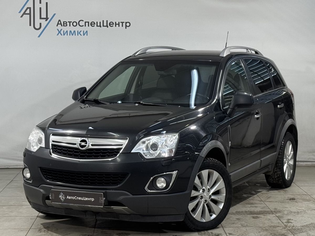Автомобиль Opel Antara I [рестайлинг] 2.2d AT 4WD (184 л.с.) Cosmo Чёрный 2014 с пробегом 294 000 км