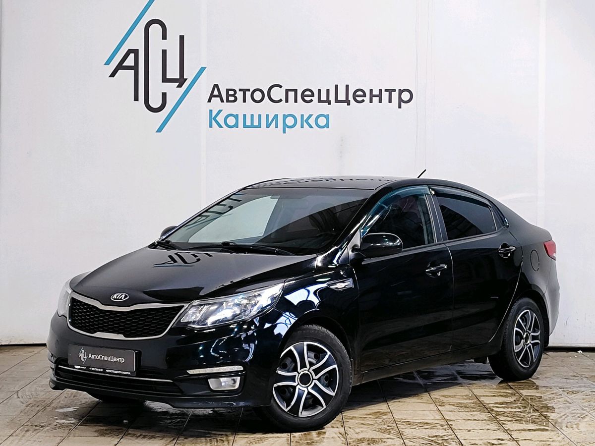 Kia Rio III [рестайлинг] 1.6 MT (123 л.с.) Luxe Чёрный 2016 с пробегом 129 065 км