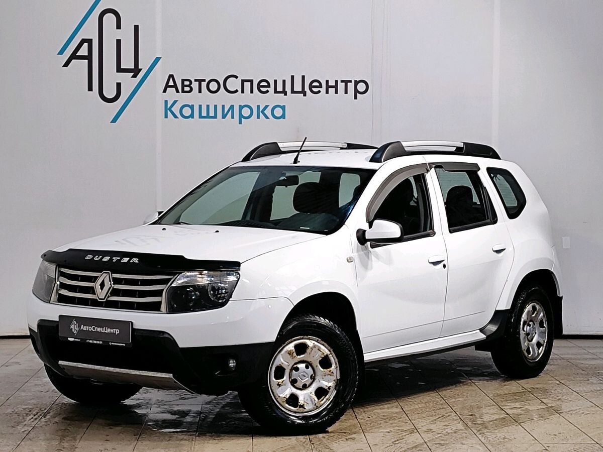Автомобиль Renault Duster I поколение 2.0 MT 4WD (135 л.с.) Luxe Privilege Белый 2014 с пробегом 176 898 км