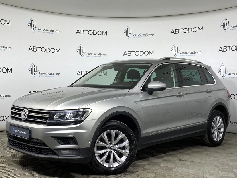 Автомобиль Volkswagen Tiguan II поколение 1.4 AMT (150 л.с.) City Серый 2017 с пробегом 120 751 км