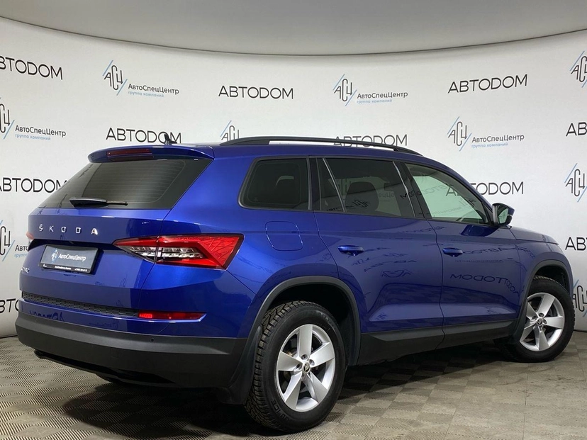 Автомобиль Skoda Kodiaq I поколение 1.4 AMT (150 л.с.) Ambition Синий 2020 с пробегом 93 142 км