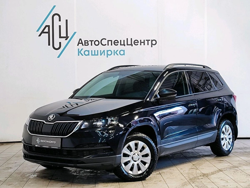 Автомобиль Skoda Karoq I поколение 1.4 AT (150 л.с.) Hockey Edition Чёрный 2021 с пробегом 129 189 км