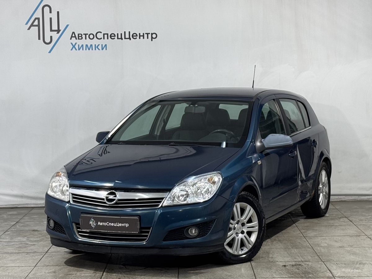 Автомобиль Opel Astra III (H) [рестайлинг] 1.6 AMT (115 л.с.) Base Синий 2007 с пробегом 72 000 км