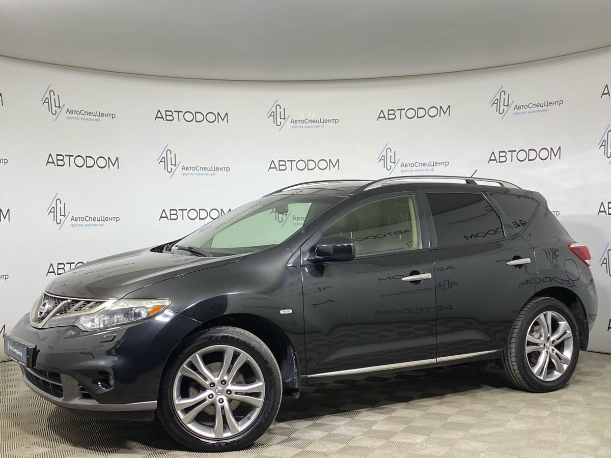 Nissan Murano II (Z51) [2-й рестайлинг] 3.5 CVT 4WD (249 л.с.) Base Чёрный 2013 с пробегом 179 912 км