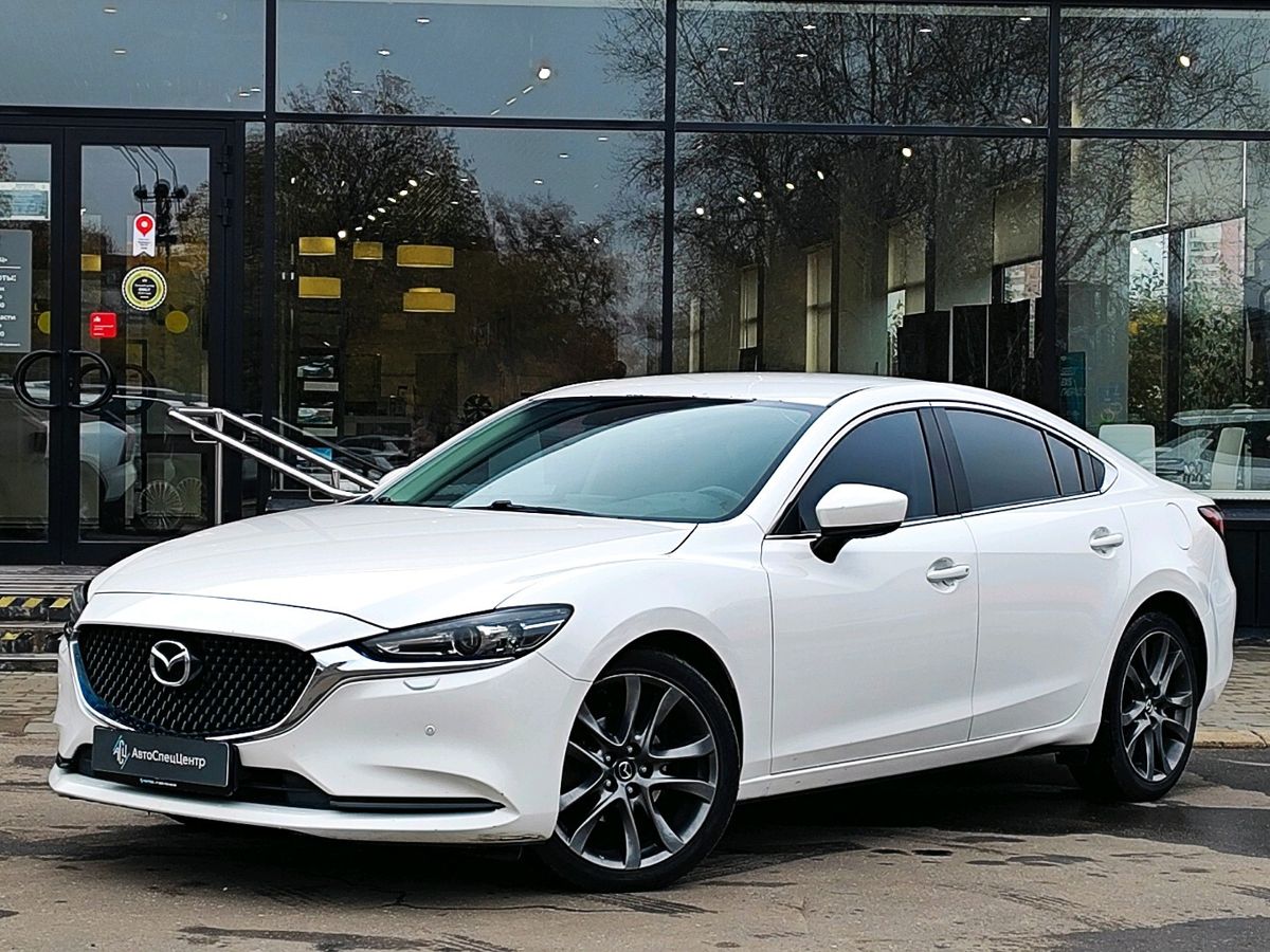 Mazda 6 III (GJ) [2-й рестайлинг] 2.0 AT (150 л.с.) Active Белый 2021 с пробегом 69 936 км