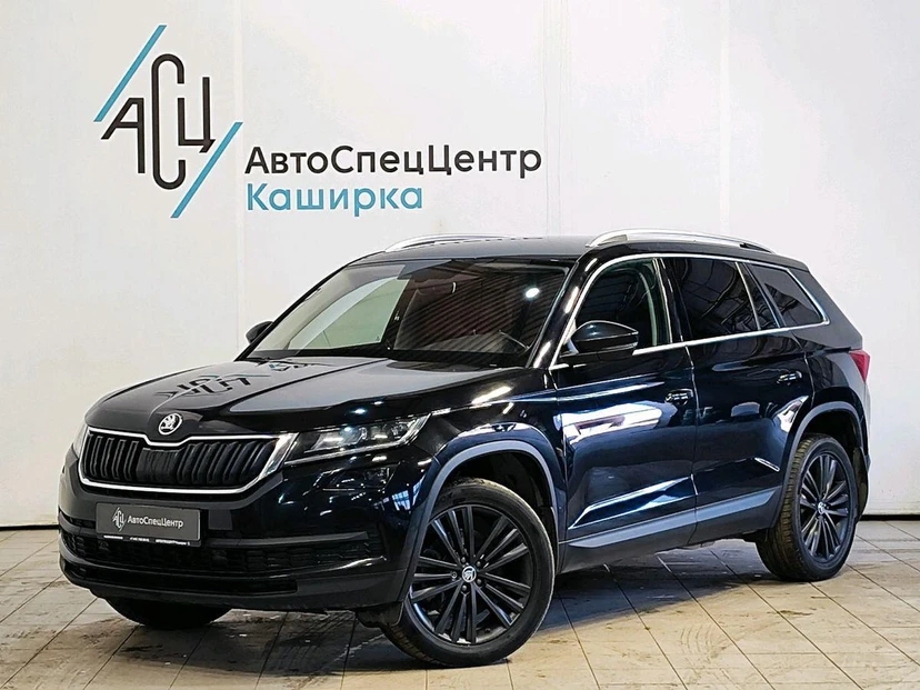 Автомобиль Skoda Kodiaq I поколение 2.0 AMT 4WD (180 л.с.) Style Plus Чёрный 2018 с пробегом 102 766 км